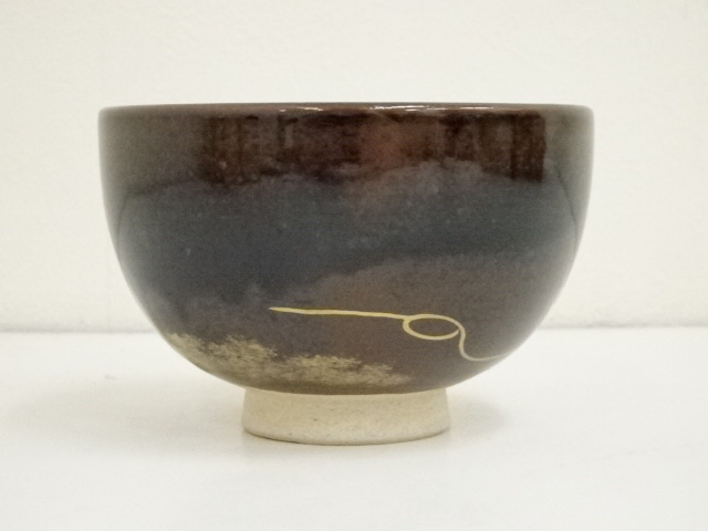 茶道具 膳所焼 岩崎新定造 干支茶碗 丑 共箱 抹茶碗 しおり(K-YC484) 道具 ] - 道具 膳所焼 岩崎新定造 昭和乙丑干支茶碗（共箱） | ネット